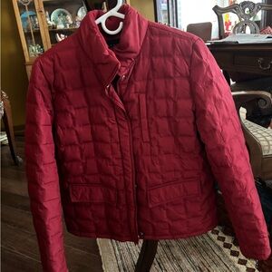 Kenneth Cole Women’s Burgundy/Red Puffer Jacket